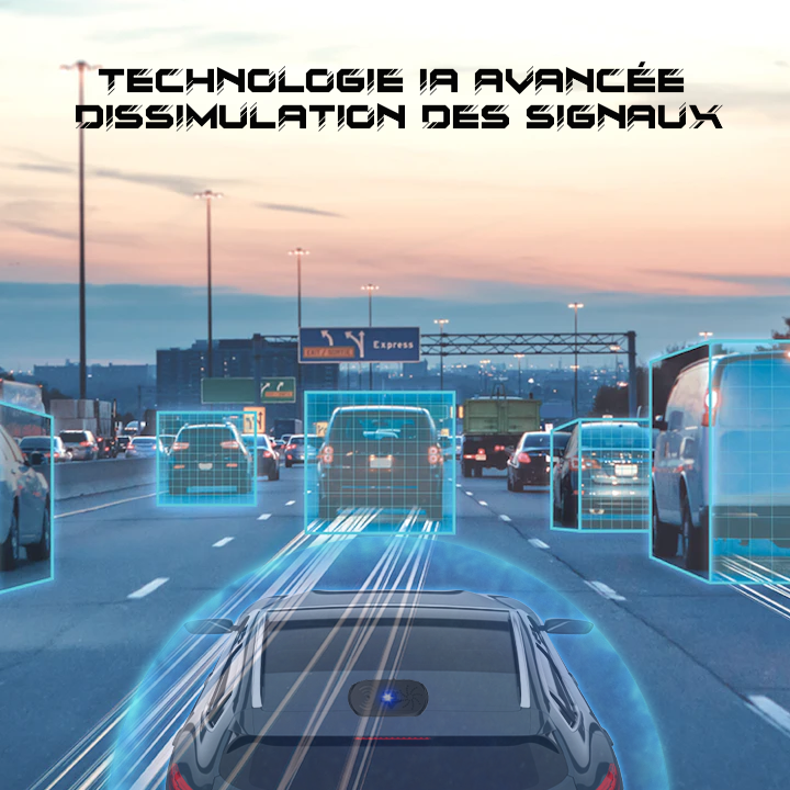 iRosesilk™ Ticket-Free AI-Techology Dispositif anti-cernes de signal de véhicule