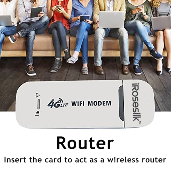 iRosesilk™ 5G Adaptateur haut débit mobile USB sans fil pour routeur LTE