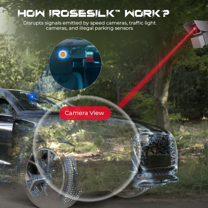 iRosesilk™ Ticket-free Autocollant furtif de fantôme de route