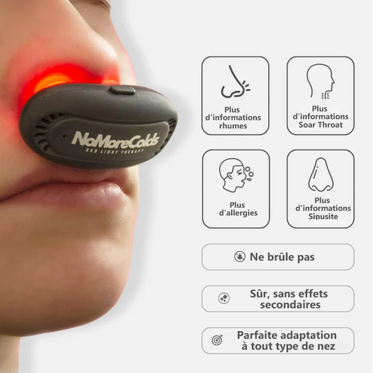 Oveallgo™ Instrument de Thérapie Nasale à Lumière Rouge RespiRelief