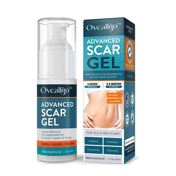 Oveallgo™ Professional Advanced Scar Gel — C-Section, Tummy Tuck, Old Scars, Keloids, Stretch Marks, Burn Scars