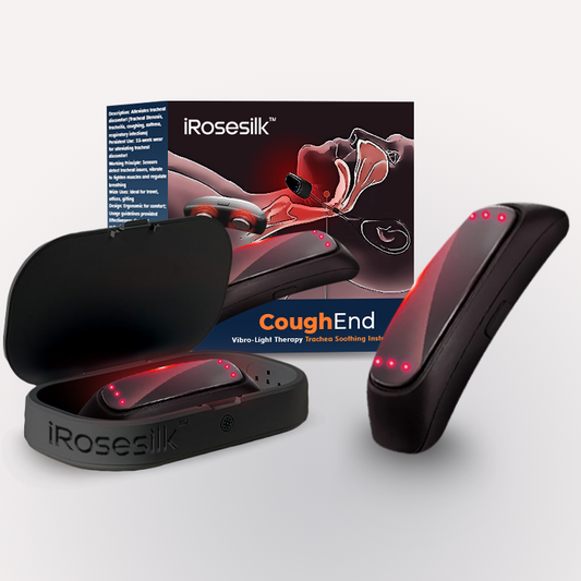 iRosesilk™ CoughEND Instrument apaisant pour la trachée par vibro-luminothérapie