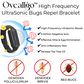 Oveallgo™ Bracelet anti-insectes à ultrasons haute fréquence