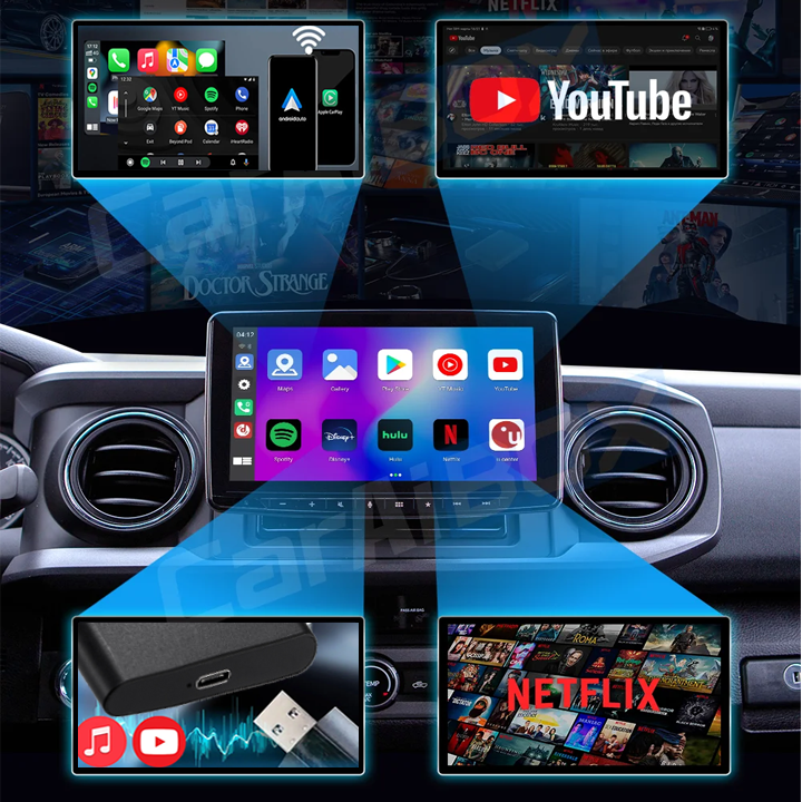 Oveallgo™ 5G Voiture Intelligente Sans Fil CarPlay