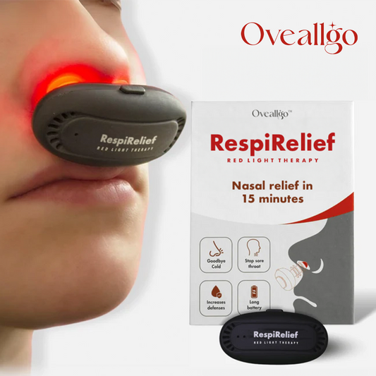Oveallgo™ Instrument de Thérapie Nasale à Lumière Rouge RespiRelief